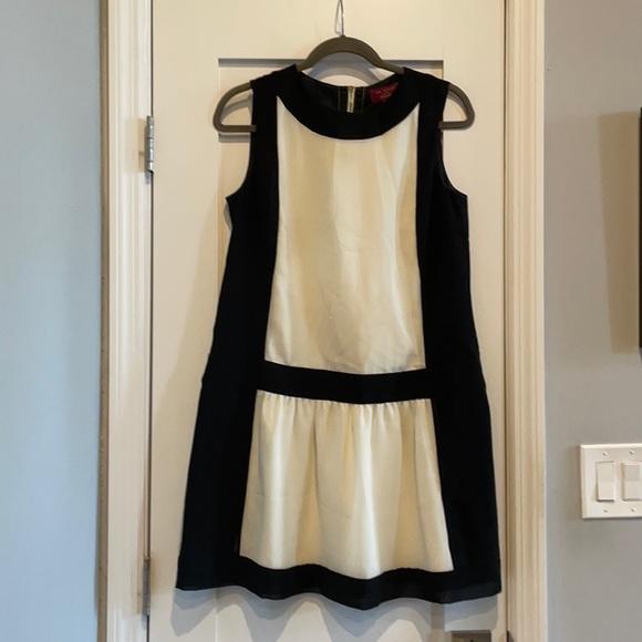 Ted Baker (TB size 3/US10-12) Imogene drop waist color block dress - Picture 1 of 9
